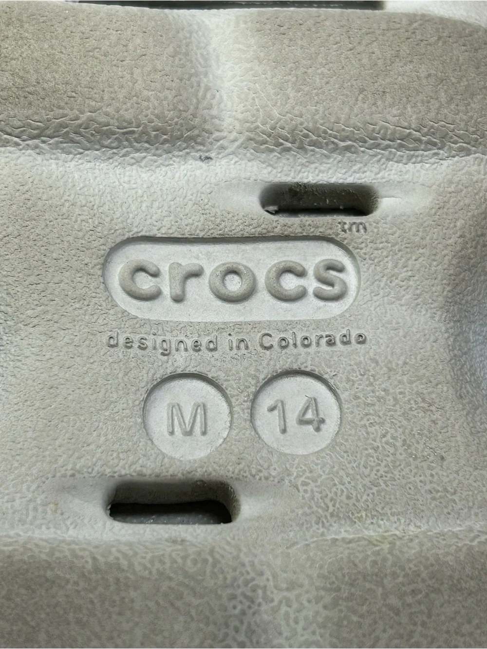Crocs Echo Atmosphere Men's 14 Clogs Sandals Sport Mode 207937